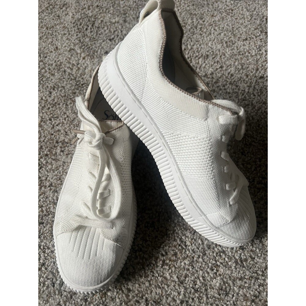 Sofft Faro Lace Up Sneakers Shoes Intimo White Womens Size 8